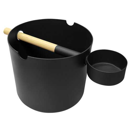 KOLO Bucket & Ladle - Black - Sauna Super