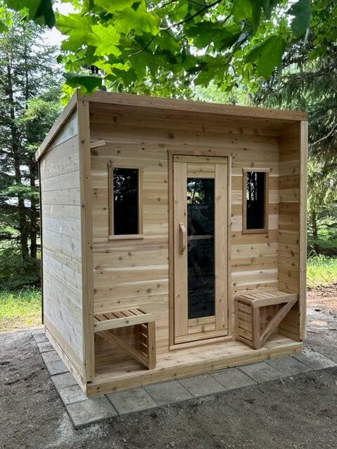 True North Cabin Outdoor Sauna - White Cedar - Sauna Super
